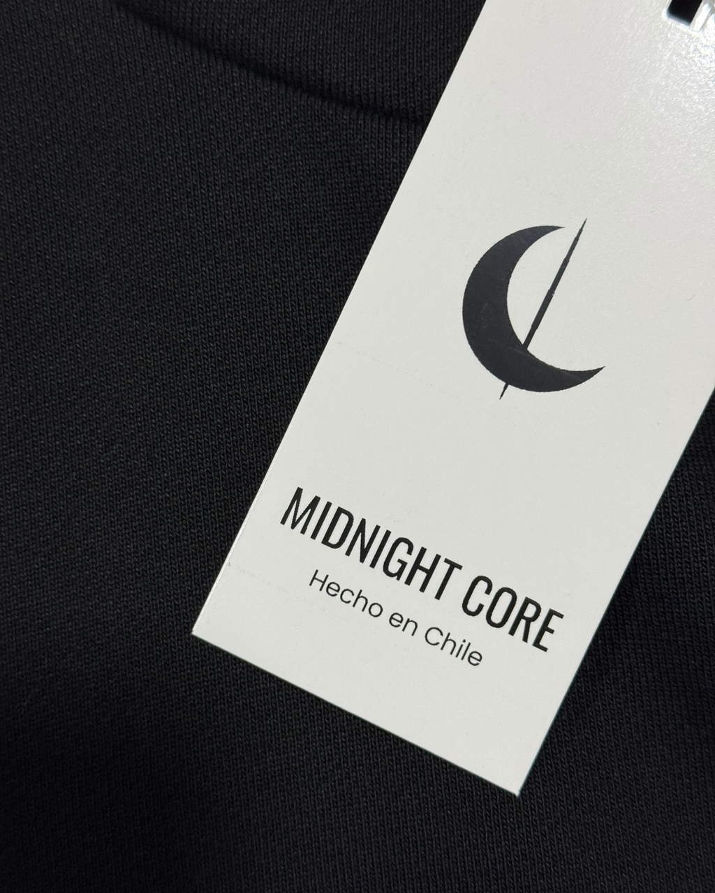 Hoodie MIDNIGHT CORE® - Negro